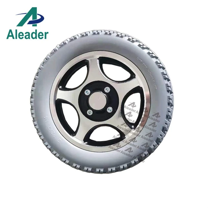 PU Wheelchair Wheels 12.5 Inch