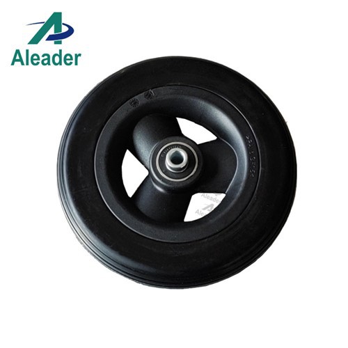 OEM PU גלגלים מוצקים וצמיגים לכיסאות גלגלים ידניים 6 אינץ'